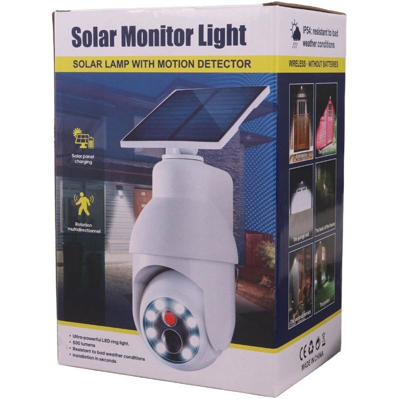 چراغ دیواری سنسوردار خورشیدی Solar Monitor Light - Image 2