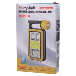 Alternative view of چراغ قوه شارژی خورشیدی Hurry Bolt HB-1517-15