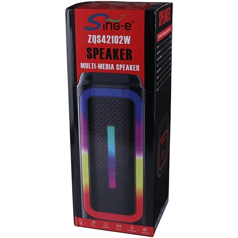 اسپیکر بلوتوثی سینگ ای ZQS-42102W + میکروفون - تصویر 13