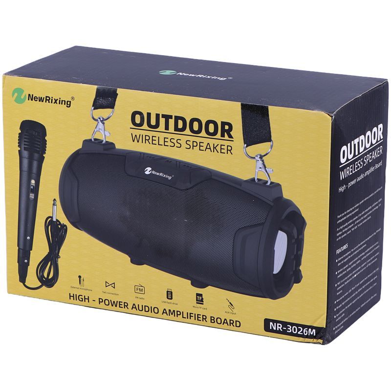 اسپیکر بلوتوثی نیو ریکسینگ NR-3026M + میکروفون - تصویر 14