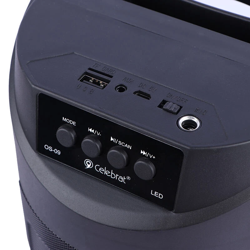 اسپیکر بلوتوثی سلبریت OS-09 + میکروفون - تصویر 5