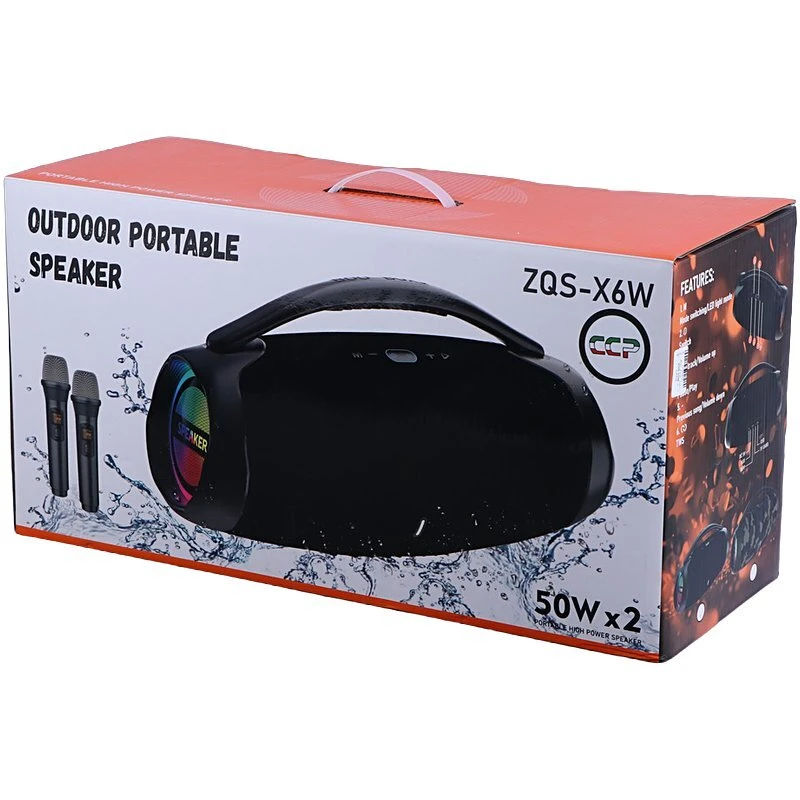 اسپیکر بلوتوثی سینگ ای ZQS-X6W + میکروفون - تصویر 16