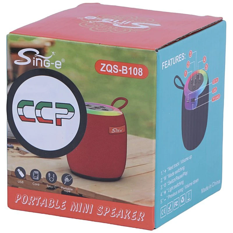 اسپیکر بلوتوثی سینگ ای ZQS-B108 - تصویر 12
