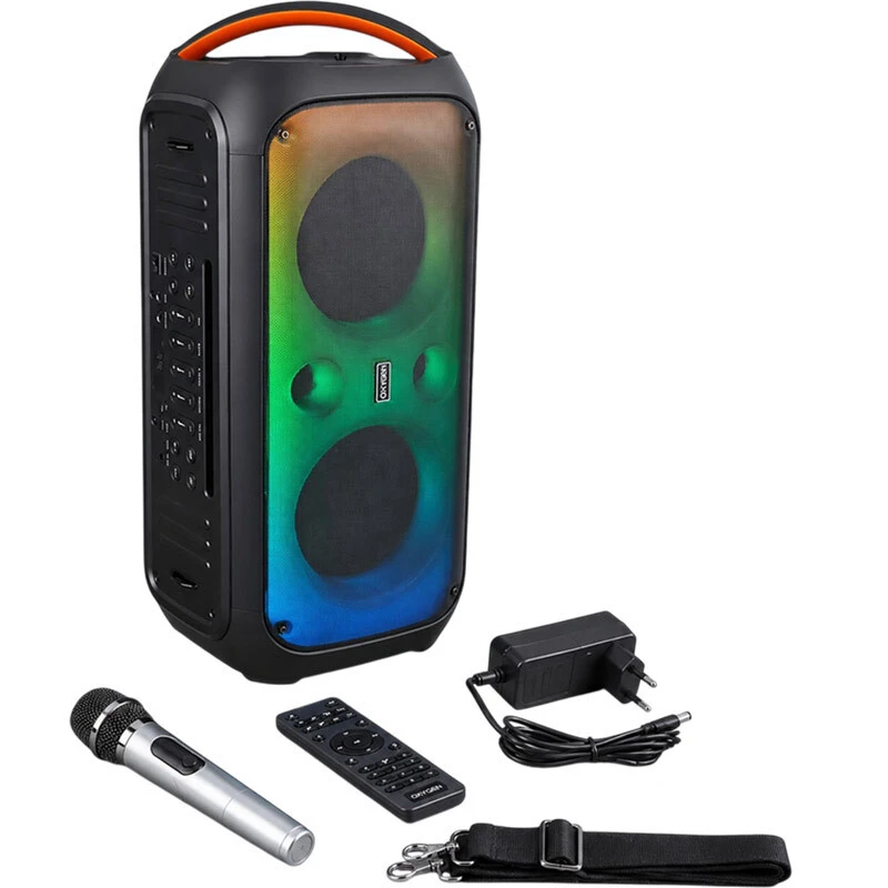 اسپیکر بلوتوثی اکسیژن AX-102 + میکروفون و ریموت کنترل - تصویر 19