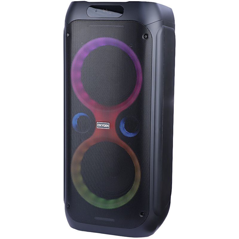 اسپیکر بلوتوثی اکسیژن AX-104 + میکروفون و ریموت کنترل - تصویر 3