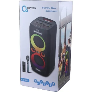 Alternative view of اسپیکر بلوتوثی اکسیژن AX-104 + میکروفون و ریموت کنترل