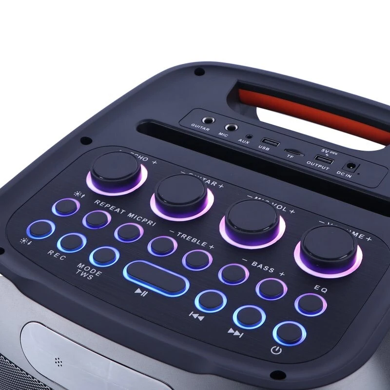 اسپیکر بلوتوثی اکسیژن AX-104 + میکروفون و ریموت کنترل - تصویر 4