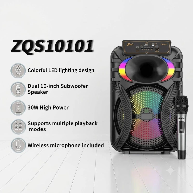 اسپیکر بلوتوثی سینگ ای ZQS10101 + میکروفون و ریموت کنترل - تصویر 14