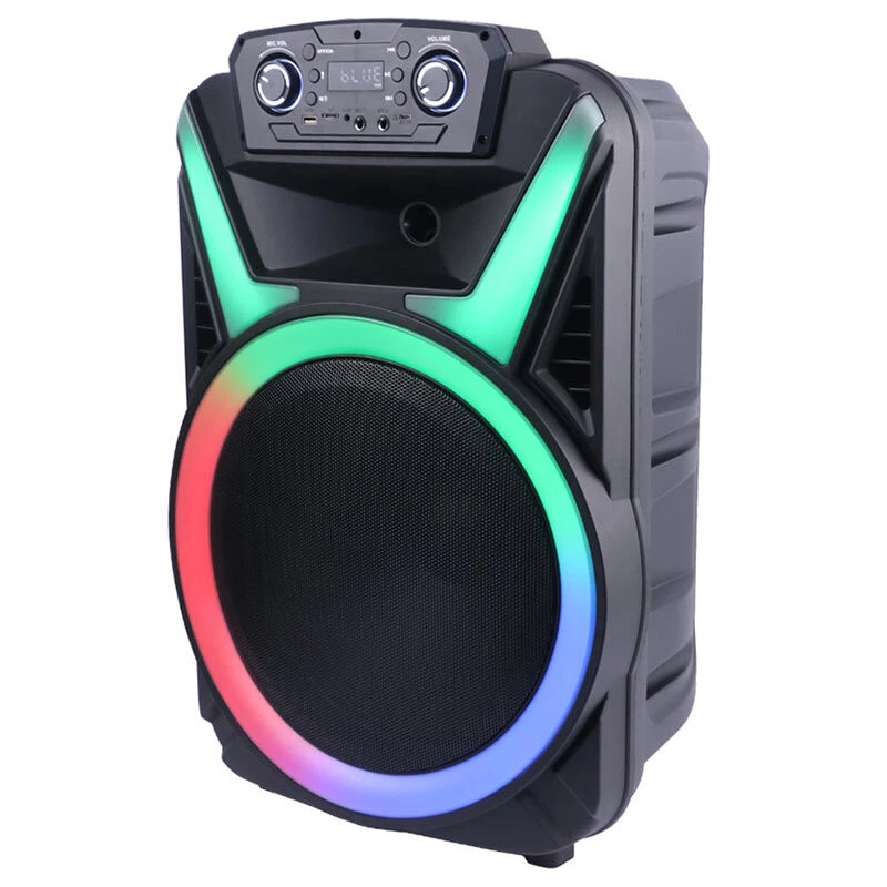اسپیکر چمدانی بلوتوثی ایکس بیس ABS-15103 + میکروفون و ریموت کنترل - تصویر 6