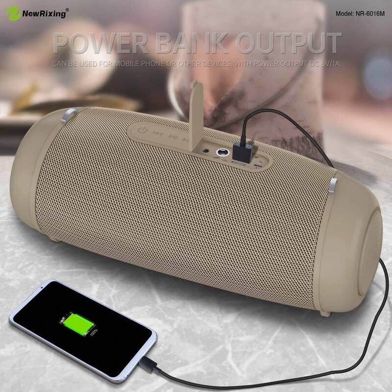 اسپیکر بلوتوثی نیو ریکسینگ NR-6016M + میکروفون - تصویر 15