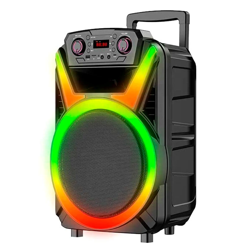 اسپیکر چمدانی بلوتوثی ایکس بیس ABS-15103 + میکروفون و ریموت کنترل - تصویر 4