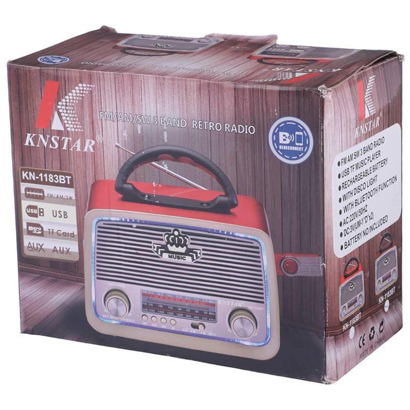 رادیو اسپیکر بلوتوثی کی ان استار KN-1183BT - تصویر 11
