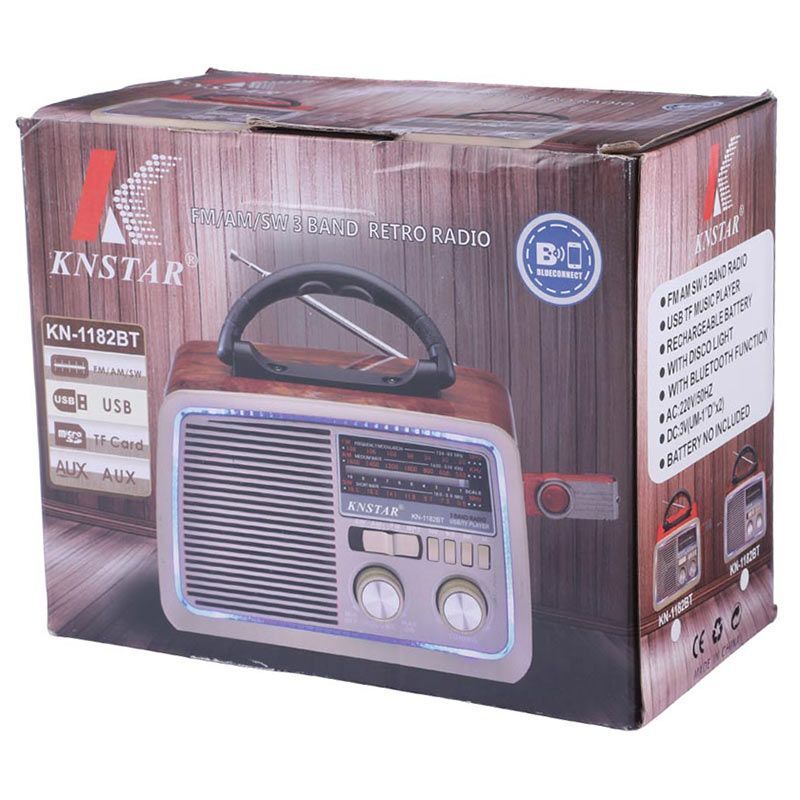 رادیو اسپیکر بلوتوثی کی ان استار KN-1183BT - تصویر 12