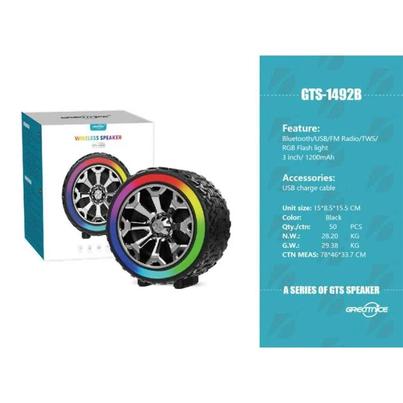 اسپیکر بلوتوثی گریت نایس GTS-1492B - Image 5