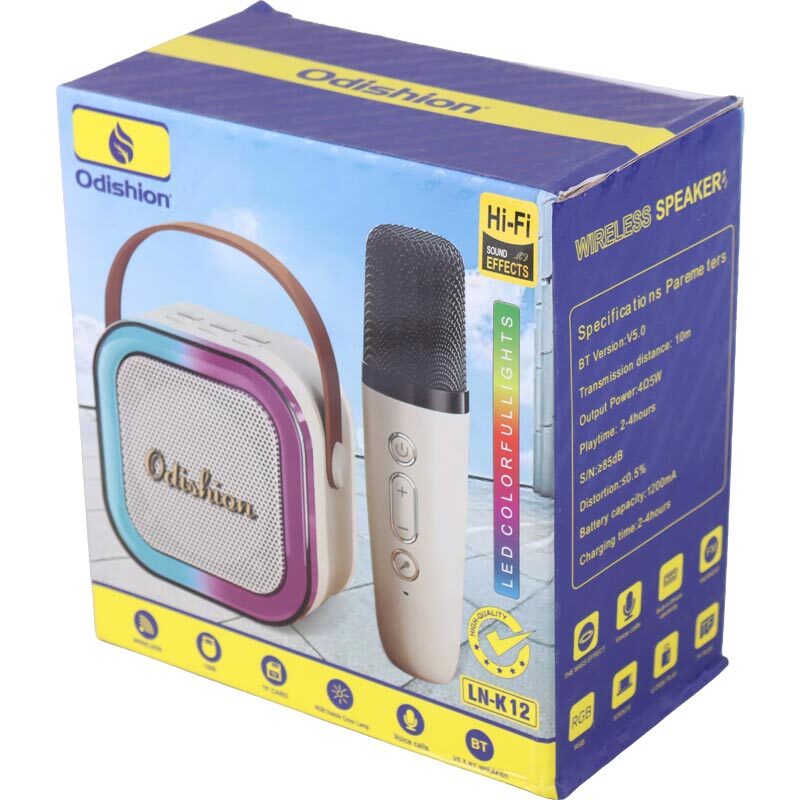 اسپیکر بلوتوثی اودیشن LN-K12 + میکروفون - Image 14