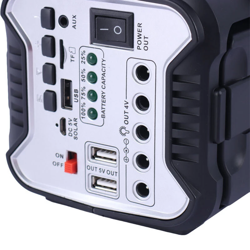 پاوربانک و رادیو اسپیکر بلوتوثی خورشیدی دیپ کینگ DK-801SL - Image 6