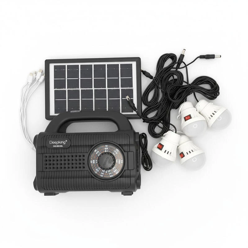پاوربانک و رادیو اسپیکر بلوتوثی خورشیدی دیپ کینگ DK-801SL - Image 5