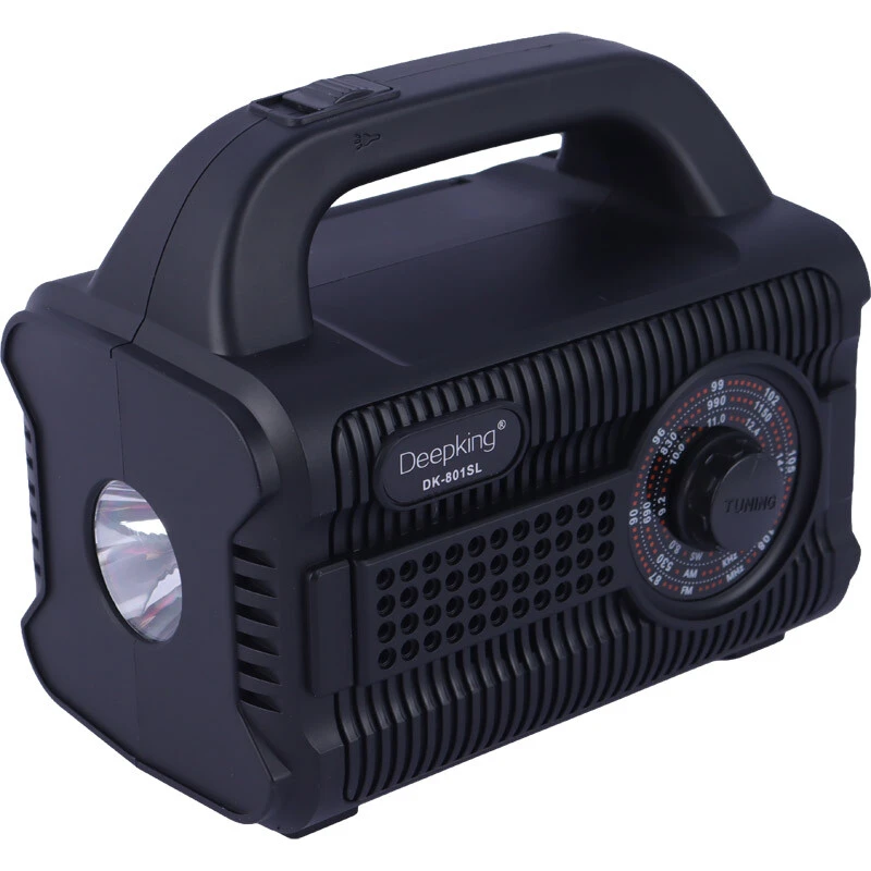پاوربانک و رادیو اسپیکر بلوتوثی خورشیدی دیپ کینگ DK-801SL - Image 7