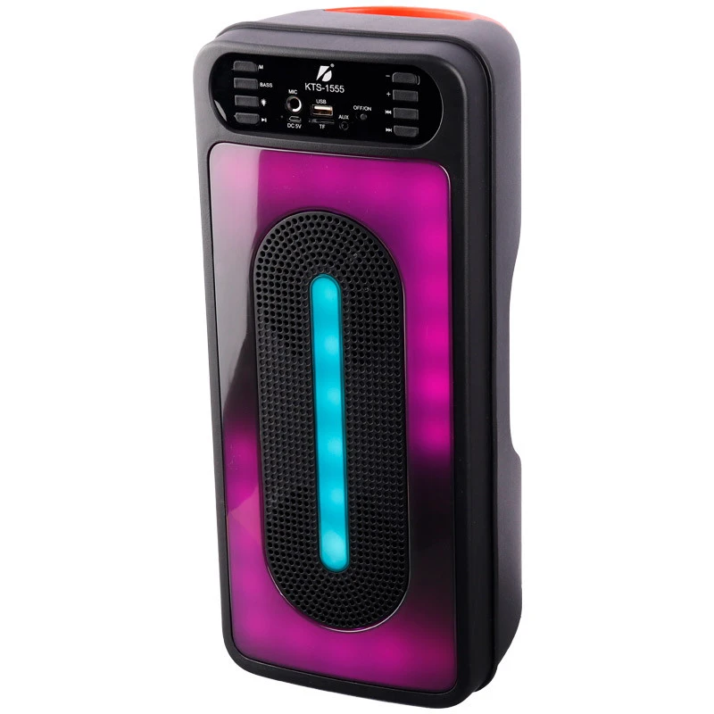 اسپیکر بلوتوثی رم و فلش خور KTS-1555 + میکروفون - تصویر 5