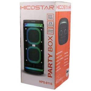 Alternative view of اسپیکر چمدانی بلوتوثی هایکو استار Party Box HPS-8116 + میکروفون و ریموت کنترل
