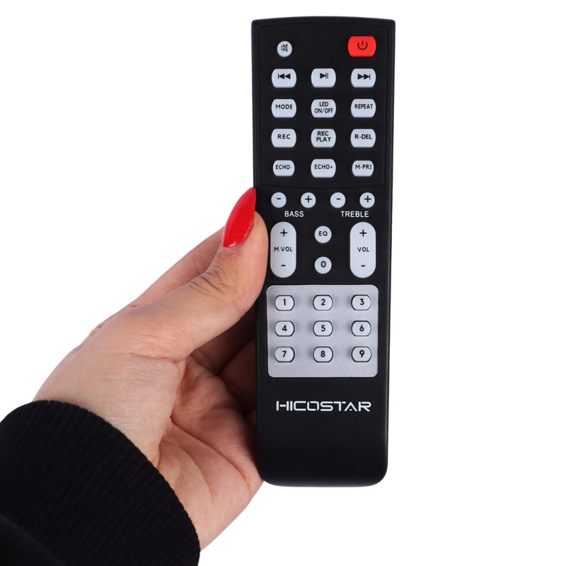 اسپیکر چمدانی بلوتوثی هایکو استار Party Box HPS-8116 + میکروفون و ریموت کنترل - تصویر 15