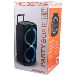 Alternative view of اسپیکر چمدانی بلوتوثی هایکو استار Party Box HPS-8016 + میکروفون