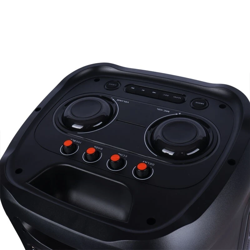 اسپیکر چمدانی بلوتوثی رویال Partybox RSB-1025 + میکروفون و ریموت کنترل - تصویر 5