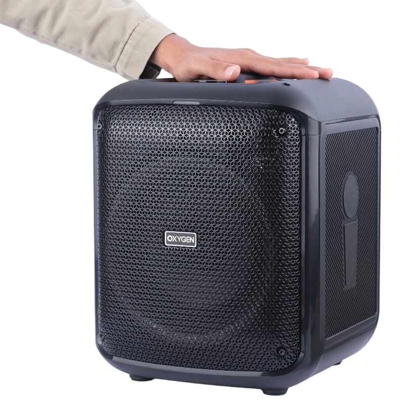 اسپیکر بلوتوثی اکسیژن AX-100 + میکروفون و ریموت کنترل - تصویر 8