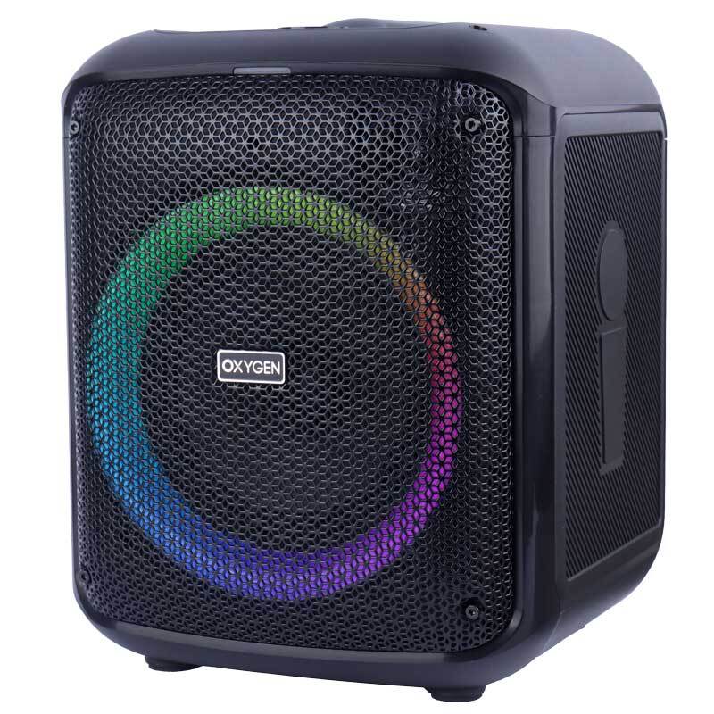 اسپیکر بلوتوثی اکسیژن AX-100 + میکروفون و ریموت کنترل - تصویر 3