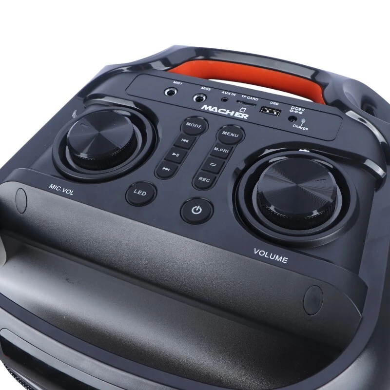 اسپیکر بلوتوثی مچر MR-880 + میکروفون و ریموت کنترل - تصویر 10