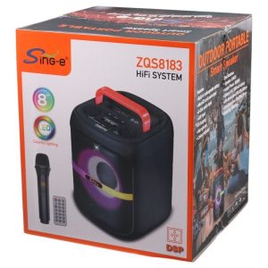 Alternative view of اسپیکر بلوتوثی سینگ ای ZQS8183 + میکروفون و ریموت کنترل