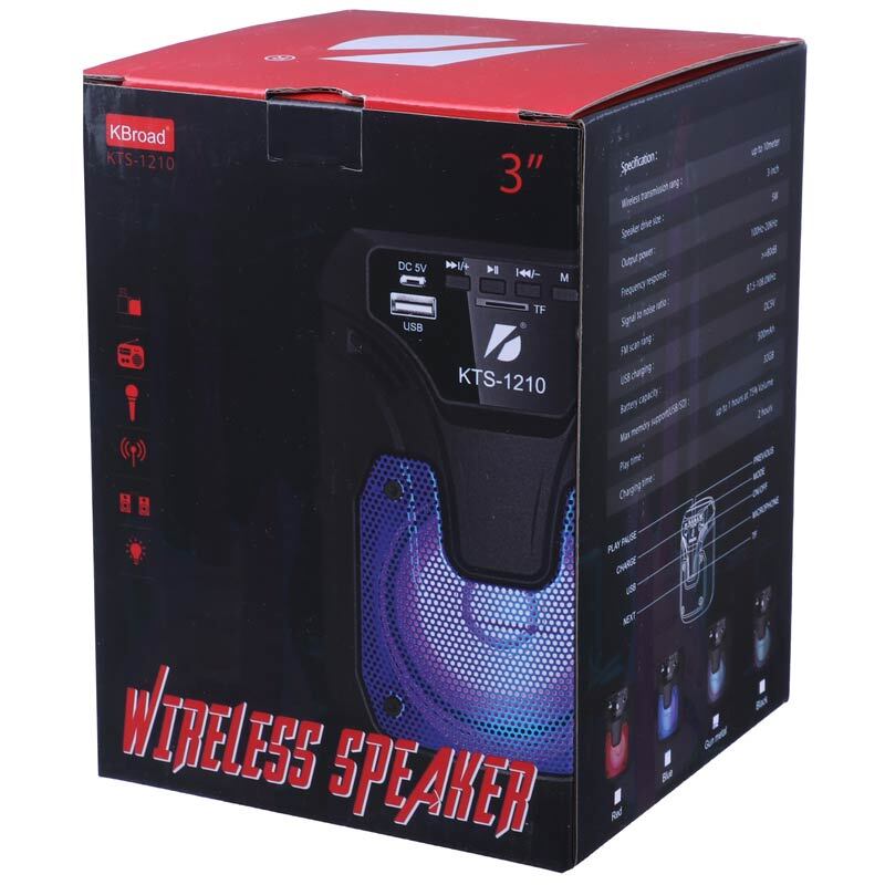 اسپیکر بلوتوثی کی برود KTS-1210 - Image 12