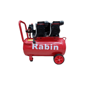 پمپ باد سایلنت رابین 50 لیتری دو سیلندر مدل R2750