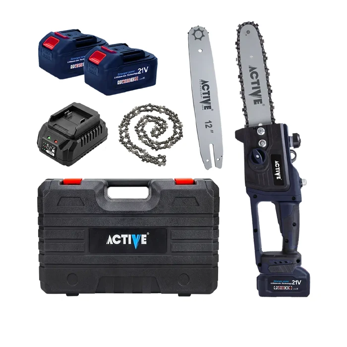 اره زنجیری شارژی اکتیو 21 ولت مدل AC-3212BL - تصویر 2