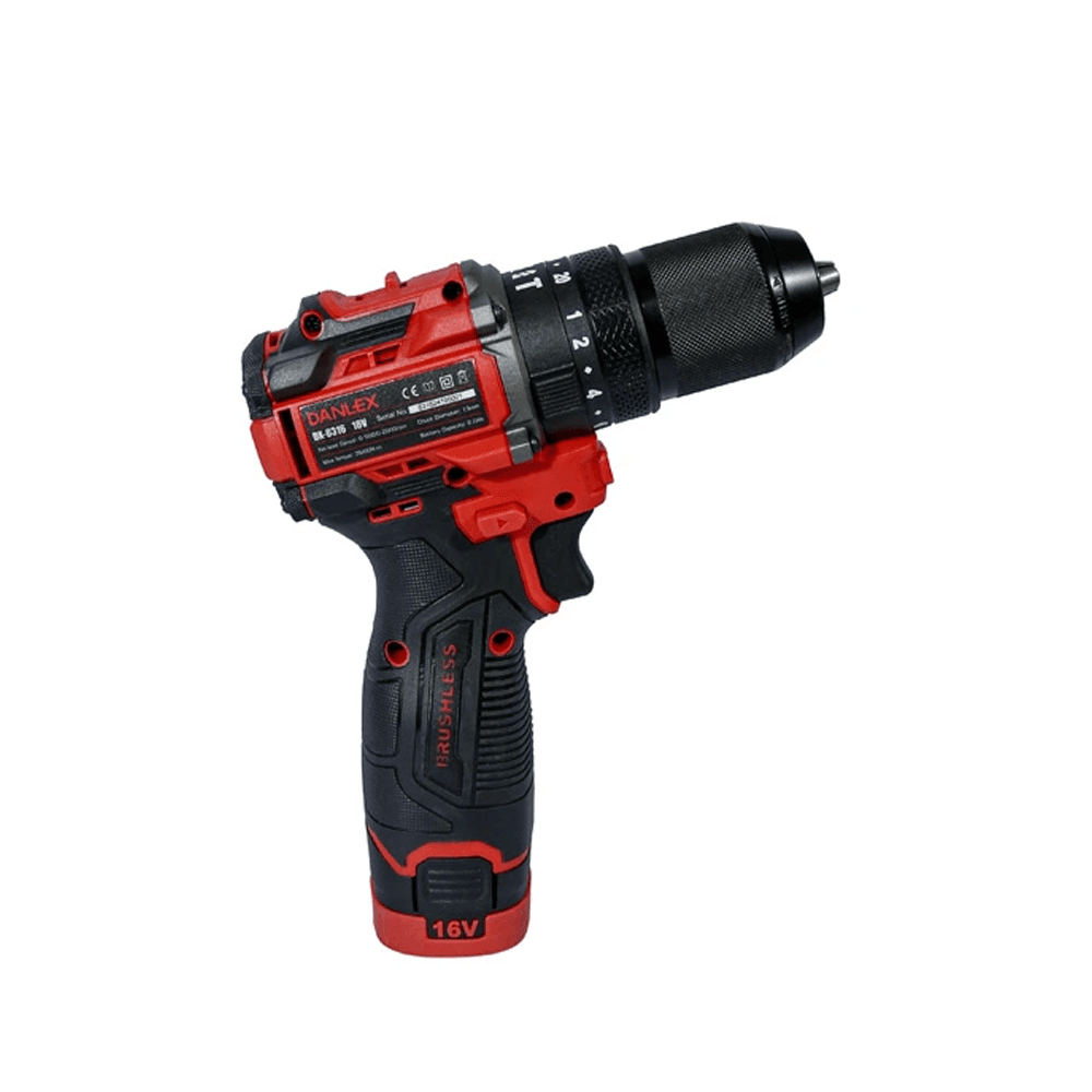 دریل پیچ گوشتی چکشی شارژی دنلکس 16 ولت مدل DX-6316 - تصویر 3