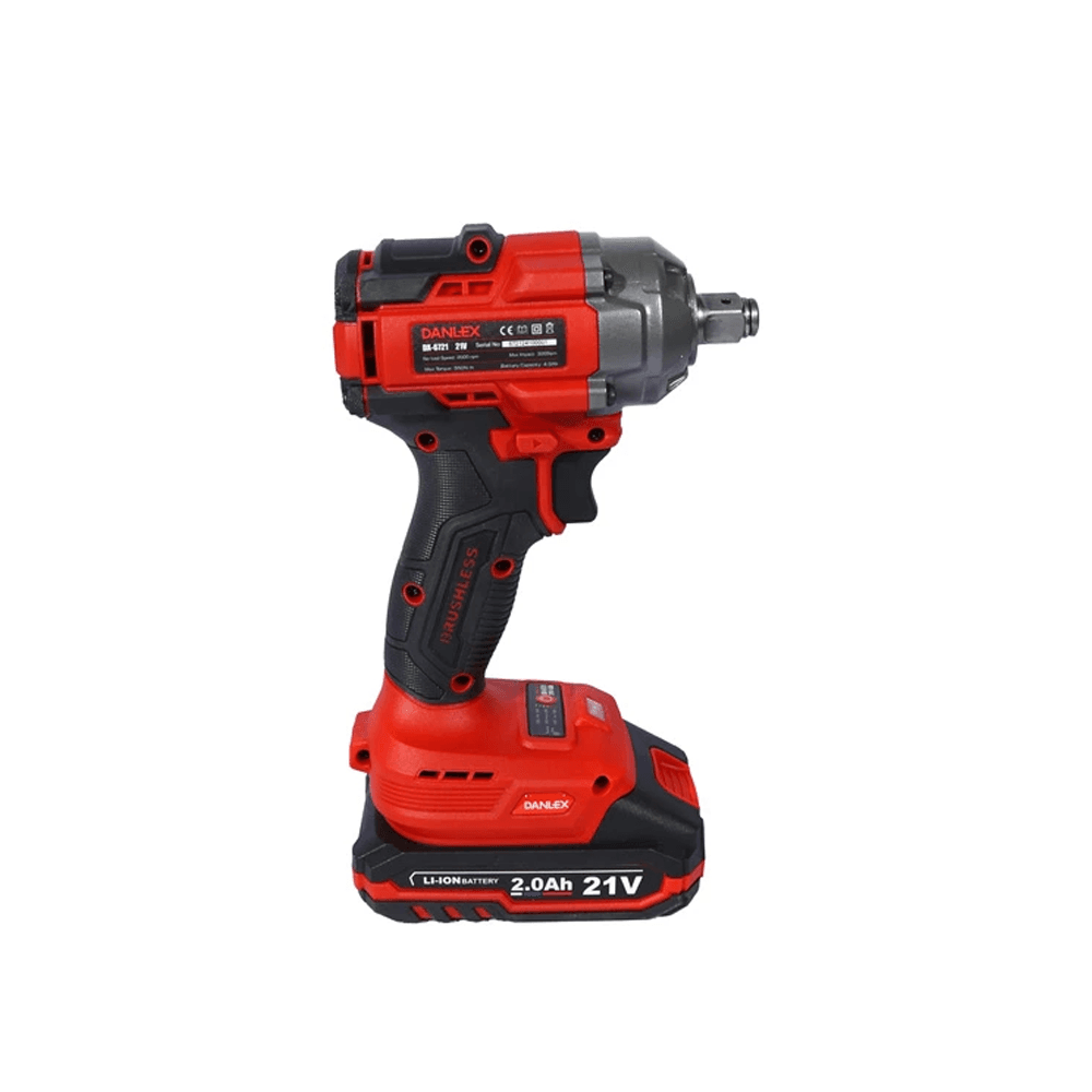 بکس شارژی براشلس دنلکس 21 ولت مدل DX-6721 دو باتری - تصویر 2