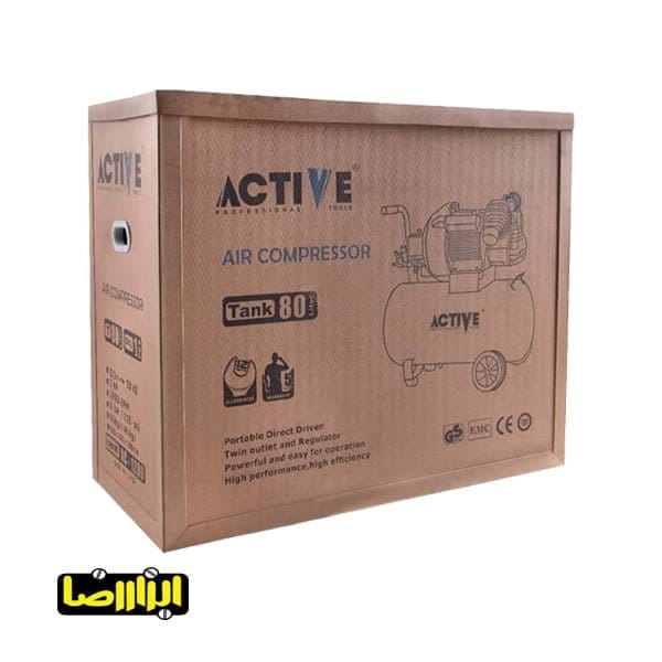 پمپ باد اکتیو 80 لیتری مدل AC-1280 - تصویر 4