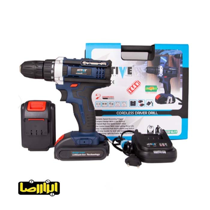 دریل پیچ گوشتی شارژی اکتیو 14 ولت مدل AC-3414L - تصویر 2