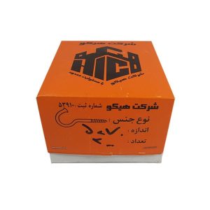 Alternative view of بسته 200 عددی رزه قلاب شکل سایز 70*5 میلیمتر