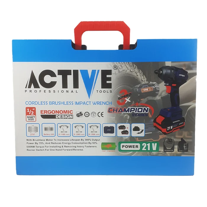 بکس شارژی براشلس اکتیو 21 ولت مدل AC-7823CH دو باتری - تصویر 4