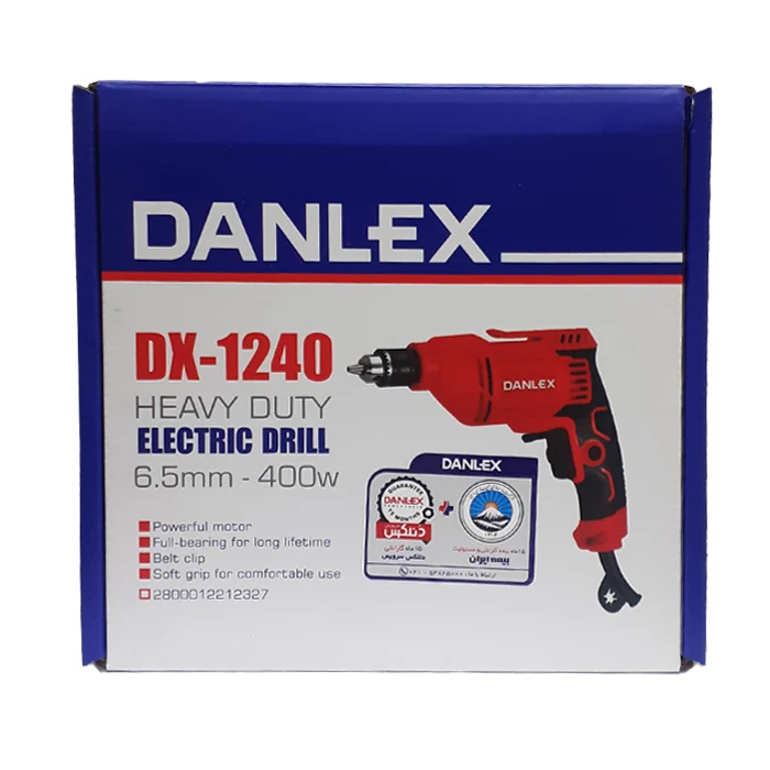 دریل برقی دنلکس 400 وات مدل DX-1240 - تصویر 4
