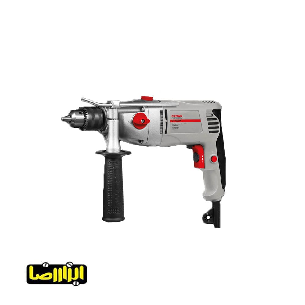 دریل چکشی گیربکسی کرون 1050 وات مدل CT10034
