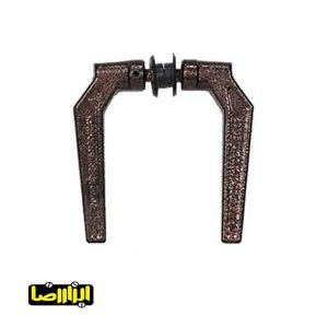 دستگیره رنگی دو خم قبادی
