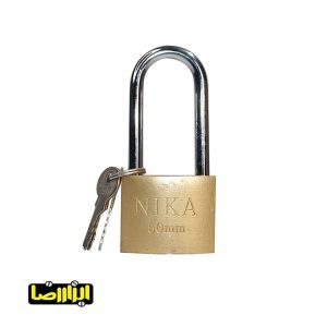 قفل آویز پایه بلند نیکا سایز 50